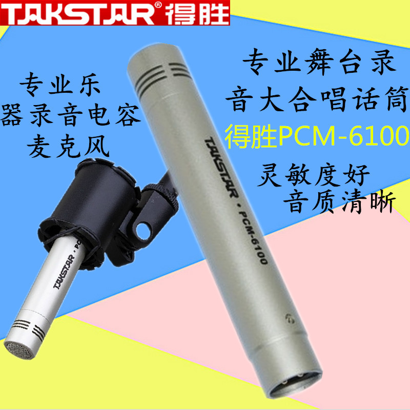 Takstar/ wins PCM-6100 stage performance instrument recording microphone professional choral microphone