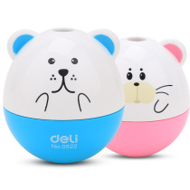 Deli 0522 tumbler pencil sharpener cartoon pencil sharpener pencil sharpener small student pencil sharpener full 59