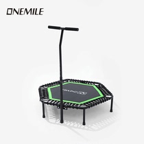 Fitness trampoline adult gym Sports indoor commercial children home silent elastic rope weight loss jumping bed