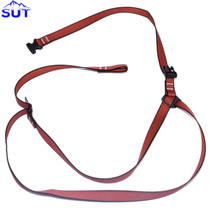 SUT chest-type ascender fixed with abdominal front adjustable climbing rope device to connect the shoulder strap webbing flat strap match