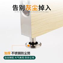 304 stainless steel dust protector bolt dust cylinder heaven and earth pin cylinder door concealed bolt mate anti-sand door with accessories