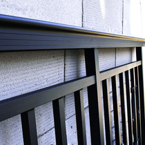 New product Huashu Zhongjun aluminum alloy balcony open-air railing modern handrail supporting Villa residential fence