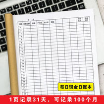 Cashier Daily report Hotel Restaurant Business statement milk tea shop daily flow income collection details booklet