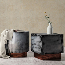 Soflen wallpaper landscape courtyard DMW02VP05 non-woven dark pattern Chinese new Chinese home