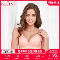 Ancient and modern ladies size Q cotton lace thin cotton Cup raised side milk Wen bra underwear women 0I258