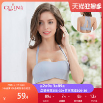Ancient and modern 1 2 medium mold cup gathered soft rim bra bandeau beauty back underwear 0I9170