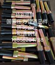Penetration PE pipe fittings natural gas pipes steel-plastic conversion joints hot-dip galvanized 90-degree bent steel pipe fittings electric melting sleeve