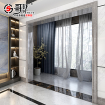 Living room balcony door frame artificial marble elevator door cover frame edging pass stone decorative tile waistline strip