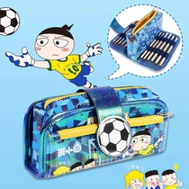 Rice small circle sports genius pencil case multifunctional all-in-one pencil case for primary school boys and girls large capacity pencil case
