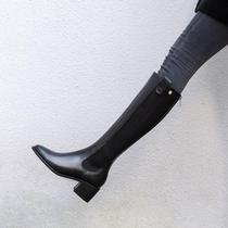 Givenivan thick legs fat mm can also wear ~ Knight boots female high tube but knee long boots high heel 2 5cm-6cm