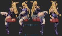 D000667 Lucy Hartfilia Board Game Wargame 3D Printed Model STL Figure High Definition Material File
