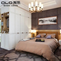 I Le Whole House French Light Luxury San Marco Overall Bedroom Wardrobe Custom Sliding Door Cloakroom Furniture Prepaid