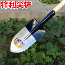 Tip shovel All-steel digging tip shovel Alloy steel tip shovel thickened agricultural shovel Vehicle shovel small shovel digging sand