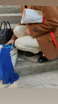 autumn Jun autum caramel woolen suit jacket women winter Korean armband short wool woolen coat