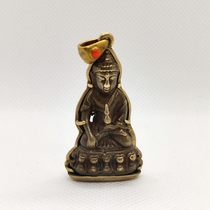 Tibetan Buddhism new Tibetan style brass edging pharmacist Buddha portable Buddha pendant pendant spot