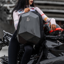 Motorcycle riding backpack shoulder knight motorcycle bag mens motorcycle brigade hard shell helmet bag computer bag carbon fiber texture women