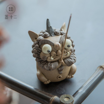 Twelve hand-made tea pet Jingdezhen treasure creative piece boutique featuring birthday present cute
