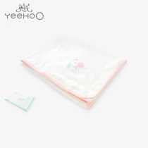 Inns newborn baby bath towels baby printed yarn bag towels 100 * 80cm YMJBJ01001A01