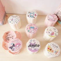 Jewelry box creative rotatable earrings ring jewelry box girl heart desktop small items compartment portable storage box
