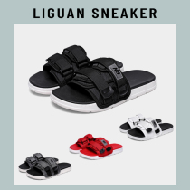Official flagship store joint name New Bailun sports slippers men and women Summer Velcro NB one-word beach sandals tide
