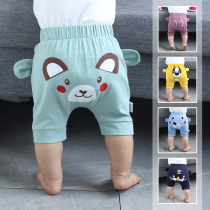 Baby large PP shorts summer thin baby pants baby boy boy girl child pure cotton big fart pants summer dress