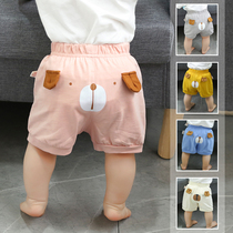 Baby pants infant summer dress new baby large pp pants male and female child thin summer clothes outside wearing pure cotton small shorts