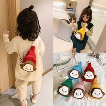 Japanese childrens bag adorable male and female children Fashion Princess Mini new cartoon single shoulder chest bag slanted satchel