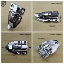  Luggage accessories Iron chrome-plated box buckle Luggage lock Wooden box buckle hanging buckle Middle box buckle British box buckle 3007