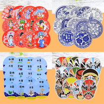 Kindergarten wall decoration stickers 12 Zodiac Chinese style blue and white porcelain traditional festival 24 solar terms stickers