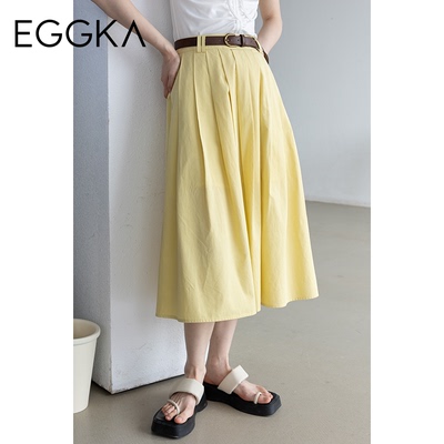 taobao agent Long summer pleated skirt, sexy long skirt, high waist, mid-length, maxi length, 2023 collection, A-line