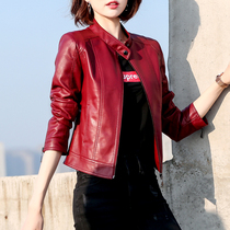 Head sheep fur coat female short fashion minimal coat 2022 new round collar locomotive jacket tide in autumn