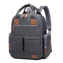 Mommy bag 2022 new large capacity fashion light mother and baby bag handmade mother bag embroidered double shoulder to be produced
