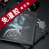 Unicorn sticky with glue ping pong rubber racket professional sticky rubber reverse glue super arrogant 3 general madness