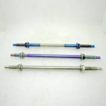 DIO50JOG50jog90 motorcycle modified front axle stainless steel titanium plated Diameter 10MM Length 250 220