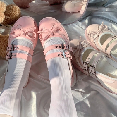 taobao agent Sports ballet shoes are comfortable, soft, lolita shoes flat sole bow 2023 new original authentic