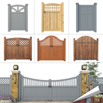 Embalming wood patio door wooden door arches fence door fence Fence Fence Fence Wall Outdoor Guardrails Courtyard Garden Door