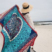 Bali seaside travel holiday sunscreen gauze dress beach dress scarf bikini shawl bikini shawl