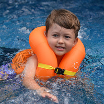 Children adult swimming ring Children inflatable swimming ring Baby armpit floating ring thickened life-saving beginner swimming equipment