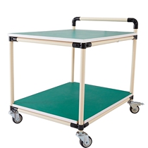 Lean tube turnover truck material car anti-static trolley workshop composite tube shelf wire rod cart manufacturer customization