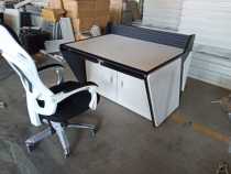 Olier multimedia computer console monitoring station security command center workbench three four five six thick