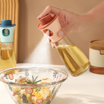 Home Spray Oil Bottle Kitchen Spray Atomization Edible Oil Mist Control Oil Pot Glass Barbecue Olive Oil Quantitative Spray Oil Pot
