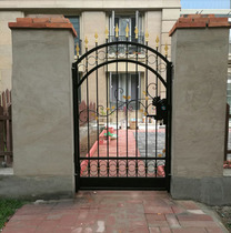 Set to make European style iron art gate outdoor patio door Villa Door Garden Entrance Door cell Double open Anti-theft Iron Art Door