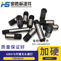 GB T 878-1986 Externally threaded cylindrical pin(slotted headless screw) M8