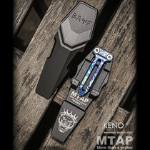 Chen Guang MTAP Black Panther tactical crowbar Pop coin M390 Portable bottle opener Coldplay outdoor tools EDC