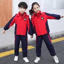 Kindergarten garden clothing autumn and winter assault clothing three-piece set childrens class uniforms primary school uniforms Spring and autumn crowns