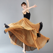 Modern dance photo skirt womens elegant dress dress practice long gauze dress dance dress performance classical dance dress
