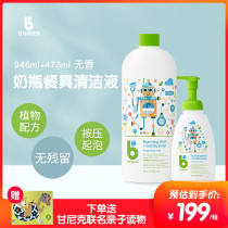 Ganik Babe Baby Exclusive Wash Bottle Cleaning Agent Cleaning Liquid Milk Bottle Cleanser Supplement Mix
