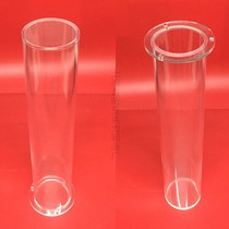 Cylindrical box Plexiglass products Acrylic round tube box Round transparent box cover custom round barrel