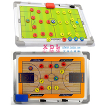 Football tactical board basketball coach Board training accessories with magnetic aluminum alloy array drill Command Board teaching board