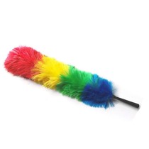Plastic Chicken Fur Duster Antistatic Bendable Color Enlarge Thickened Plastic Chicken Fur Duster Colored Clean Hair Duster
